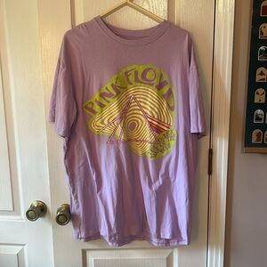 C5 Pink Floyd Graphic T-Shirt in Purple and Yellow